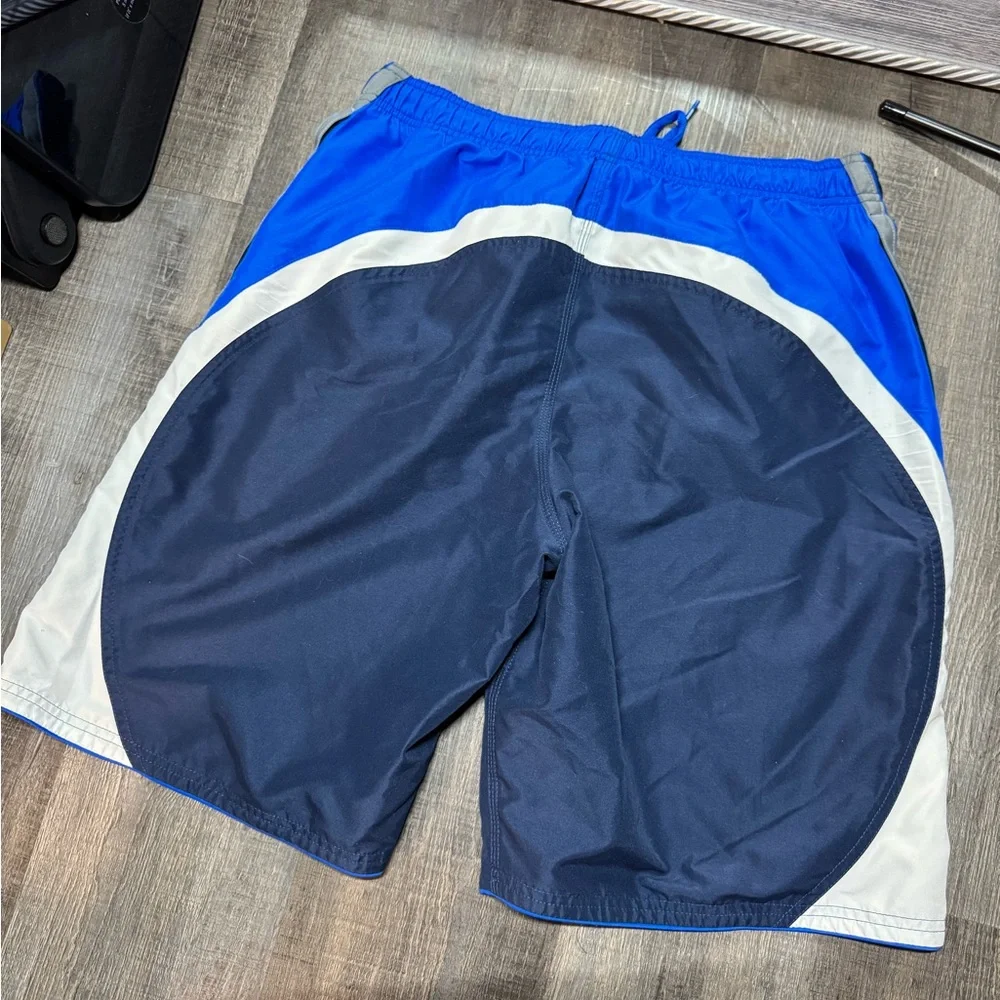 Nike Mens‎ Swim Trunks Board Shorts Blue Athletic Swimwear